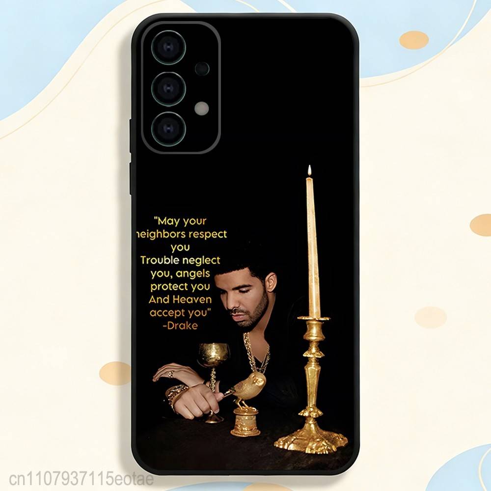 Rapper Singer Drake Phone Case For Samsung S25,S26,S24,S21,S22,S23,S30,Ultra,S20,Plus,Fe,Lite,5G Black Cover