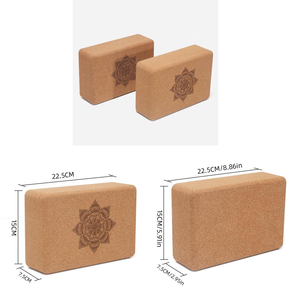 Yoga Brick High Density Non Slip Foam With Mandala Design For Fitness And Massage