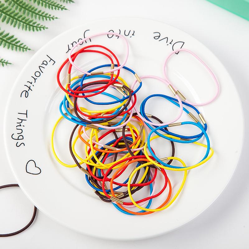 Seamless High Elasticity Korean Hair Tie: Durable, Non-Breaking Hair Band & Accessories