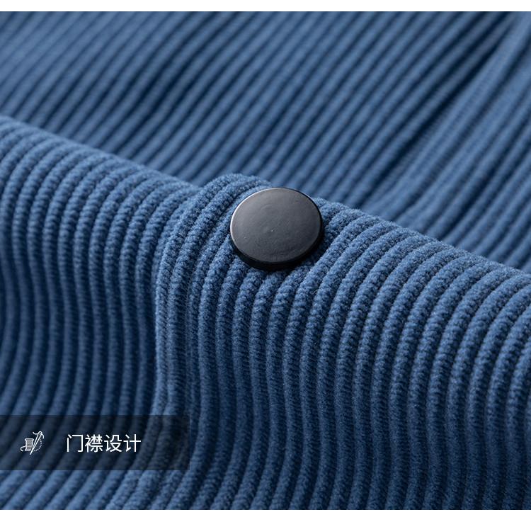Workwear Cotton Thickened Jacket with Wind Clip