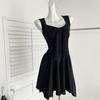 Rose Life Spice Girl Pure Desire Wind Princess Dress Bow Thousand Gold Feeling Waist Skinny Birthday Dress Dress Women