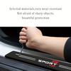 4pcs Car Threshold Strip Waterproof Protection Strip Door Welcome Pedal Scratch Protection Strip Anti-collision Strip Suitable For All Models