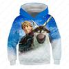 MINISO, Disney, Girl, Frozen, Sweatshirt, Anna, Elsa, Long Sleeve, Pullover, Autumn, Hoodie
