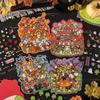 4Set Cartoon Exquisite Halloween Three-Dimensional Diy Decoration Stickers Landscaping Handbook Stickers Cute Creative Stickers