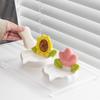 Simple And Creative Soap Water Filter Rack, Small Fresh Flower Soap Dish, Ceramic Home High-End Decorative Ornament