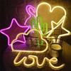 LED Neon Atmosphere Lights for E-sports Room & Broadcast Background Decor