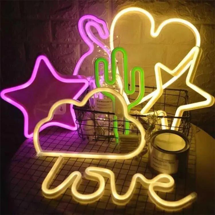 LED Neon Atmosphere Lights for E-sports Room & Broadcast Background Decor