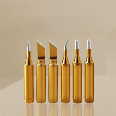Karendo 936 Universal Soldering Tip – Gold Internal Heating, Compatible with 900 Series, Pointed, Knife-Shaped, Horseshoe Design.