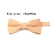 New Color Light Green Pink Peach Solid Cotton Parent-Child Bowtie Sets Kids Pet Men Women Butterfly Daily Cravat Gift Accessory