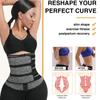 Neoprenowy talia trener dla kobiet 3 paski kontrola brzucha urządzenie do modelowania sylwetki gorset treningowy Cincher trymer do talii pas do sauny spalacz tłuszczu potu pas wyszczuplający