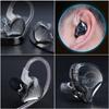 Earphones Dynamic Coils HiFi Headphone Sound Sports Earbud Noise Cancelling Earpieces with Detachable Cable