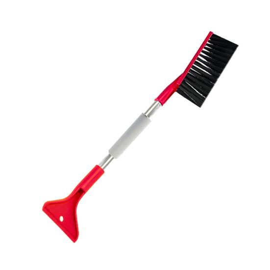 Snow Shovel Ice Scraper Car Windshield Lightweight Snow Scraper with Rubber Edges De-Icing Grooves