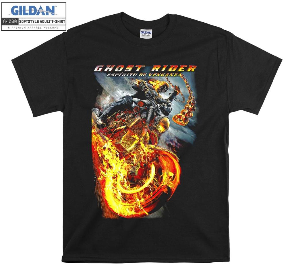 Ghost Rider Espiritu Venganza T-shirt Felpa Regalo T-shirt Uomo Donna Unisex