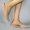 Korean Casual Women's Shoes Plastic Jelly Work Shoes Soft Sole Fashion Outdoor Women's Heeled Thick-Soled Single Shoes