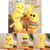 Fluffy Duck Plush Toy With Pp Cotton Filling For Kids And Office Desk Decor