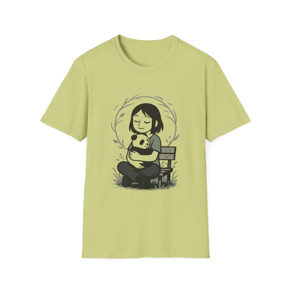 

Unisex Softstyle Teddy Hug T-Shirt – Peaceful Girl, Soft Emotional Style XL