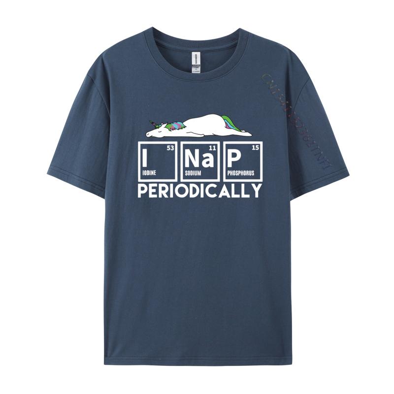 I Nap Periodically Funny Science Unicorn Tshirt Unisexs Cotton Fabric Great T Shirts Black Shirts Fashion Tees
