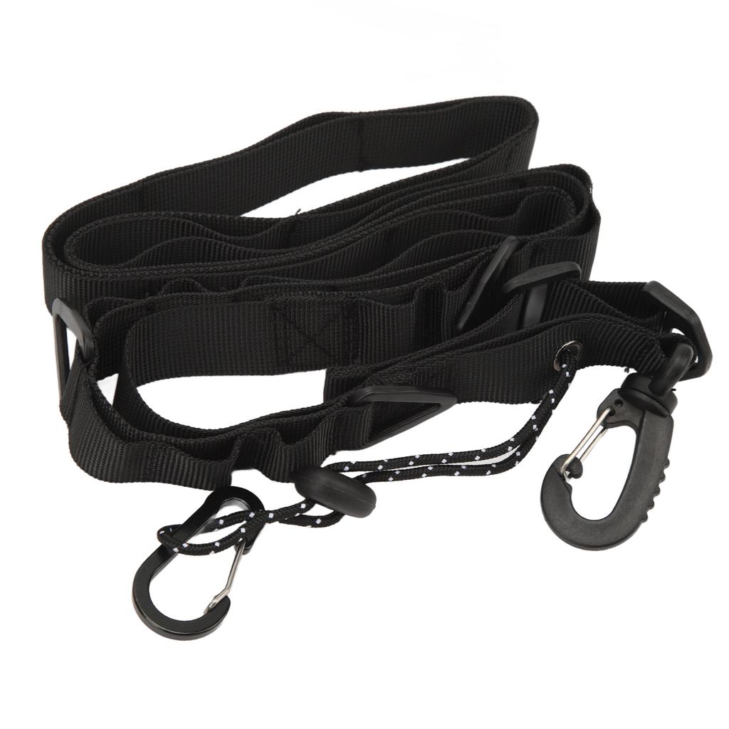 Pasek do przechowywania na kempingu Multifunkcyjny antypoślizgowy nylonowy pasek na ramię z trójkątnym pierścieniem do