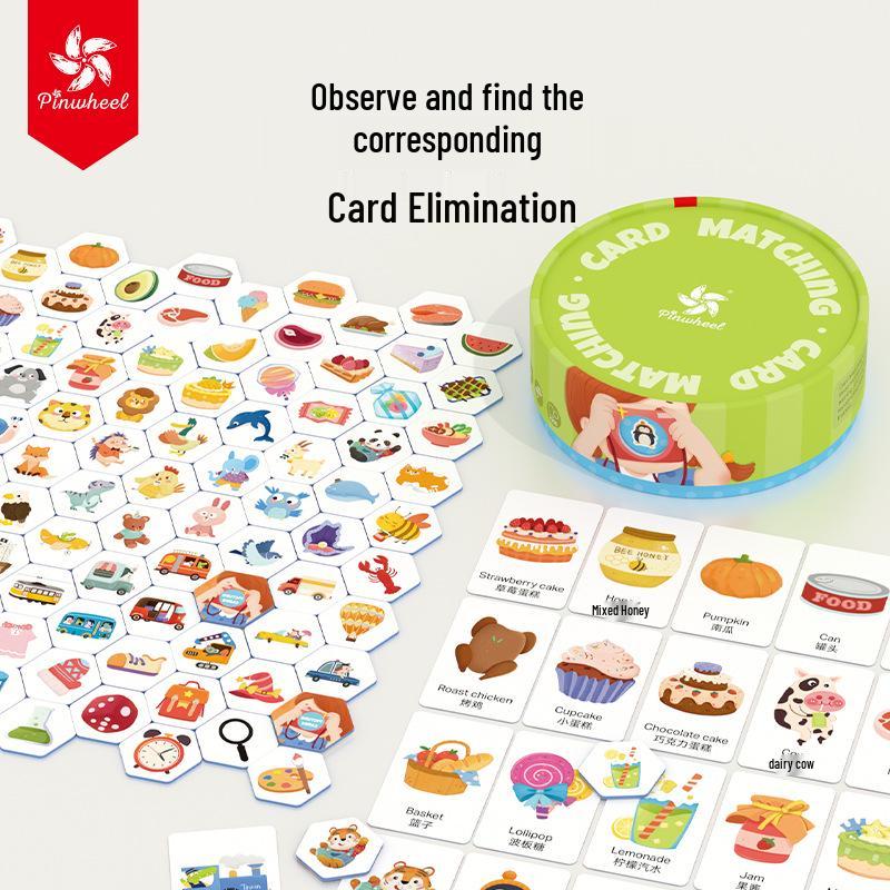 

Pinwheel Card Game: Enhance Focus & Concentration for Ages 3-6