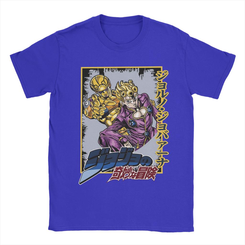 Strongest Stand Jojos Bizarre Adventure T Shirts Men 100% Cotton Novelty T-Shirt O Neck  Tee Shirt Short Sleeve Tops Summer