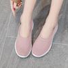 Breathable Women's Slip-On Cloth Shoes for Middle-Aged and Elderly - Large Size, Shallow Opening