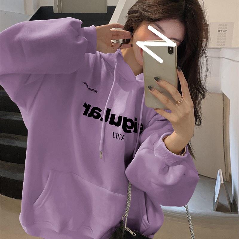 Couple's Autumn And Winter Fashionable Casual Loose And Plush Thick Hoodie