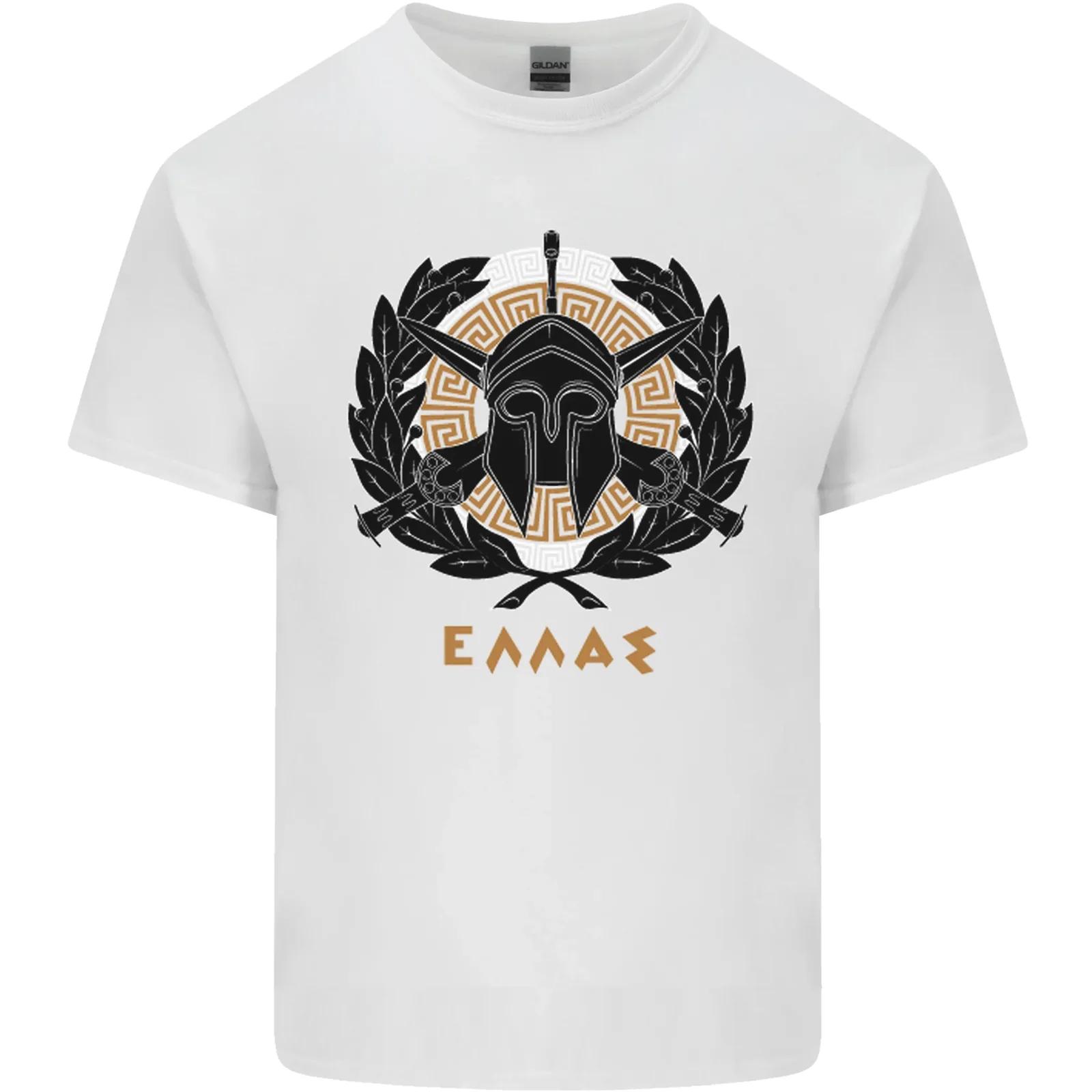 

Greek Helmet Spartan Gym Training MMA TShirt 100 Cotton ONeck Summer Short Sleeve Casual Mens Tshirt Size S3XL S