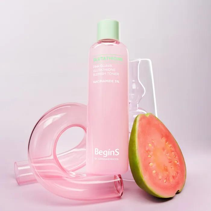 Begins by JUNG SAEM MOOL Pink Guava Glutathione Blemish Toner 300ml