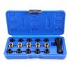 16pcs M14 x 1.25mm Spark Plug Re-thread Repair Tap Tool Thread Reamer Insert Kit