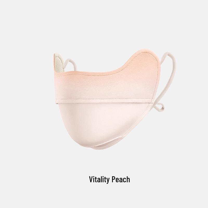 Blush Eye Corner 3D Sunscreen Mask: Breathable, UV-Protective Nylon Ice Silk for Summer Women