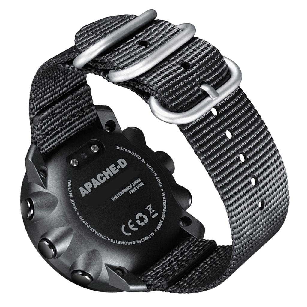 Dive Watch, 100m Rainproof Outdoors Sports Watch with LED Backlight Barometer, Thermometer, Altimeter, Watch for Men Women Hiking, Mountain