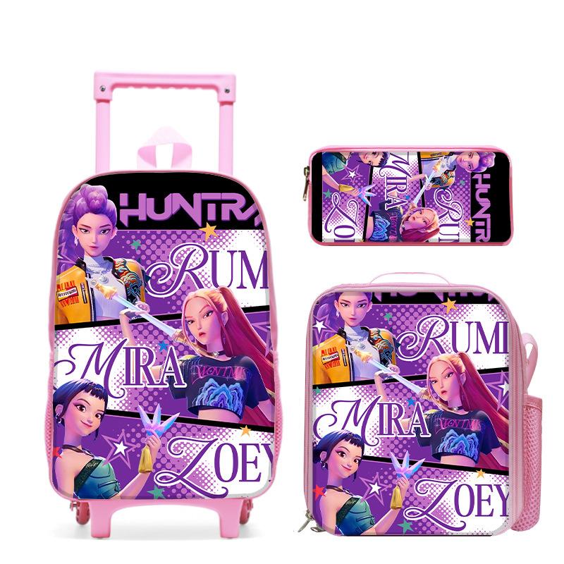 Kpop Witch Hunter Girl Group Schoolbag High Definition Printing Casual Crossing Border Lightweight Tie Rod Backpack One Piece Hair