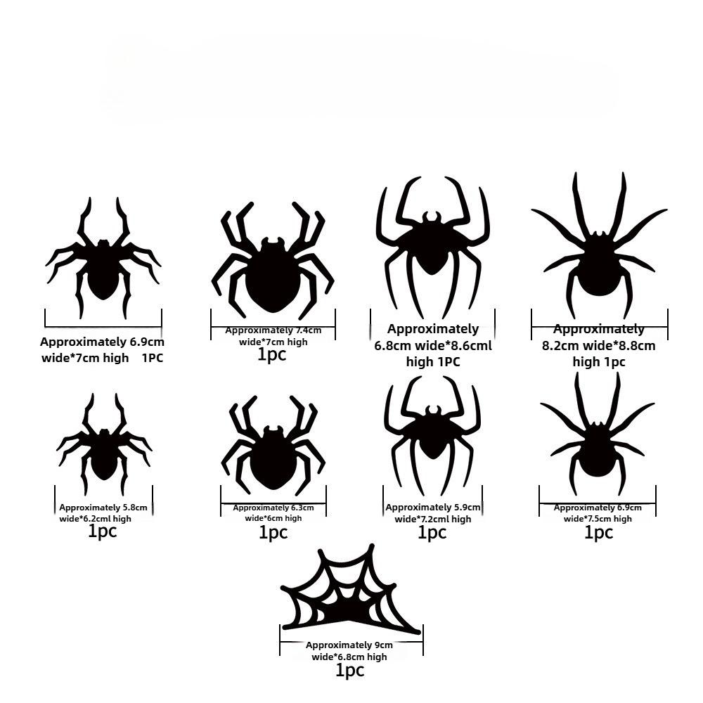 

Halloween 3D Spider Bat Wall Stickers with LED Flash Lights Party Window Decoration Scary Atmosphere Home Decor