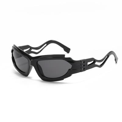 New Popular Hollow Punk Sun Glasses Y2K Style Personalized Sunglasses Fashion Sports Cycling Glasses Female