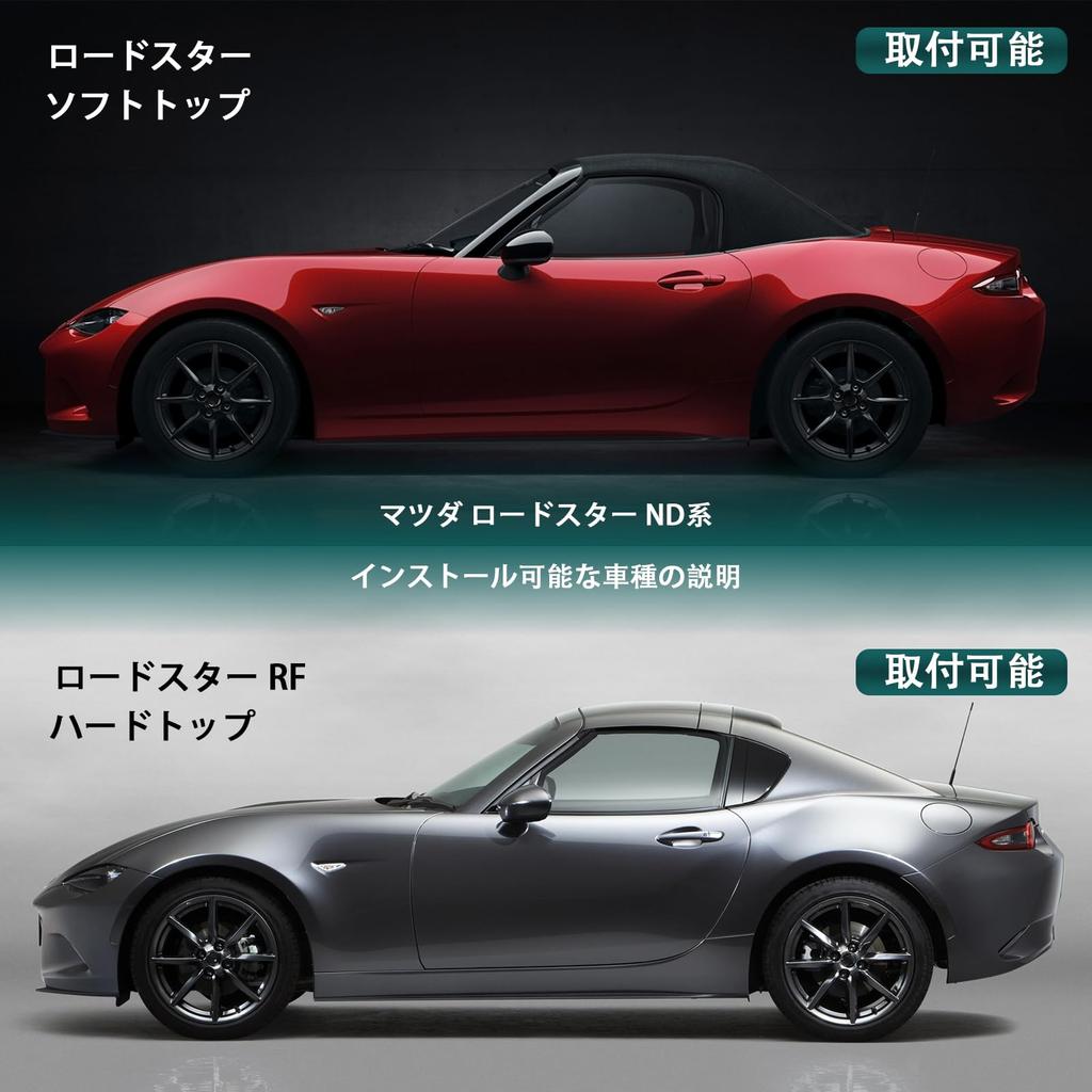 Hcilloend New Mazda Roadster RF ND Series 2016-2024 Steering Wheel Panel, Door Handle Cover,