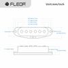 FLEOR 3pcs Alnico 5 Electric Guitar Pickup Single Coil 52/52/52mm Blues Vintage Clean for SSS Guitar Parts