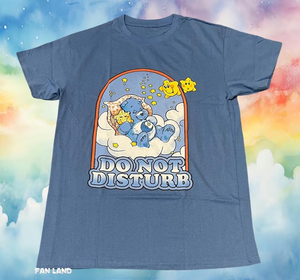 New Care Bears Do Not Disturb Classic Mens Vintage Unisex T-Shirt S