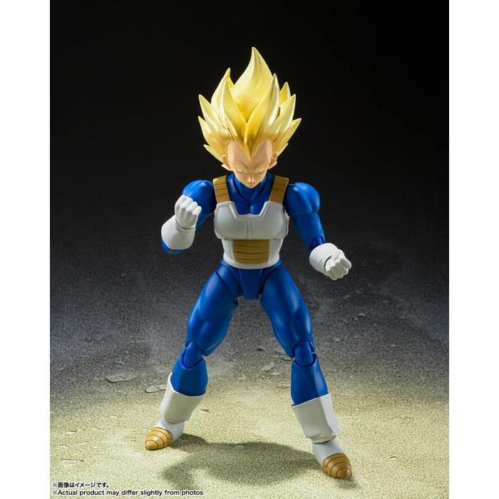 [Tamashii Nations] S.H.Figuarts Dragon Ball Z Super Saiyan Vegeta - Awakening Super Saiyan Blood - Approx. 135mm PVC & ABS Multicolor 1