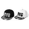 Korean Style Hip Hop Flat Brim Hat - Trendy Embroidered Cap for Street Dance and Baseball