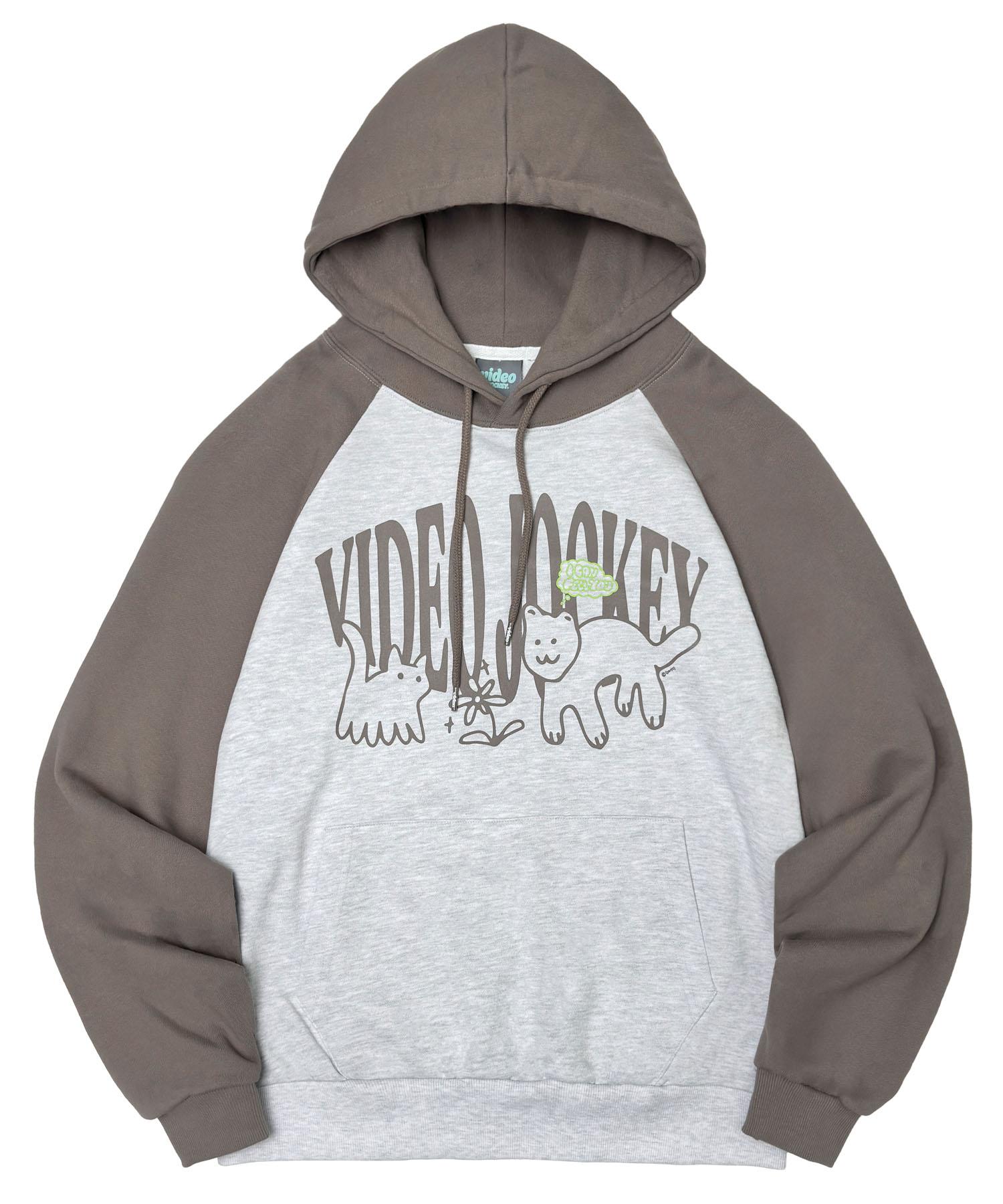 Video Jaki Hosiki Making Friends Raglan Hoodie [Sand Beige] L
