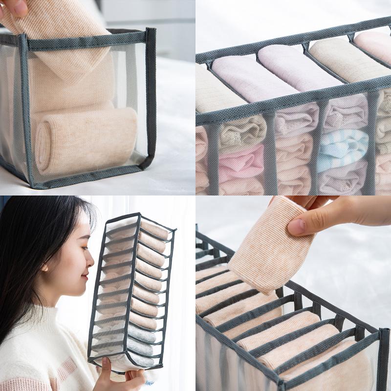 Closet Organizer For Underwear Socks Home Cabinet Divider Storage Box Drawer Organizers Bra Socks Storage Organizer Box