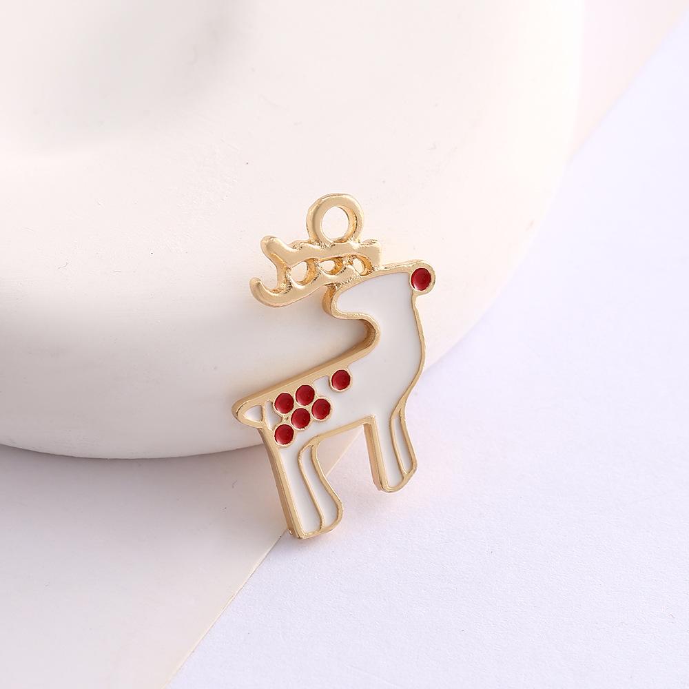 Alloy Drip Cartoon Santa Snowman Bells Diy Bracelet Pendant Pendant Accessories