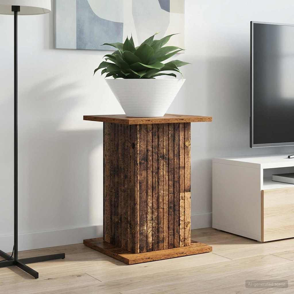 Plant Stand Reclaimed Wood Look 30.5 x 30 x 43 cm Engineered Wood