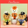 Traffic Delightful Police Teddy Bear Plush Toy Keychain For Cars And Bikes