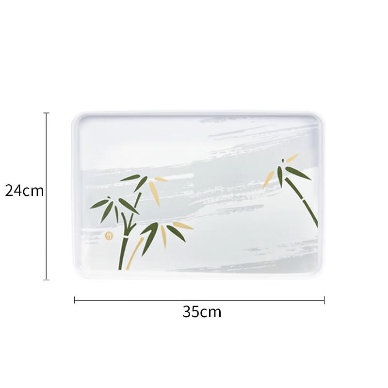 

Large Rectangular Melamine Serving Tray