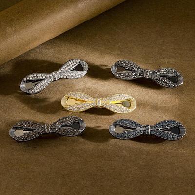 Rhinestone Bow Hair Clip for Ponytails - New Spring Accessory