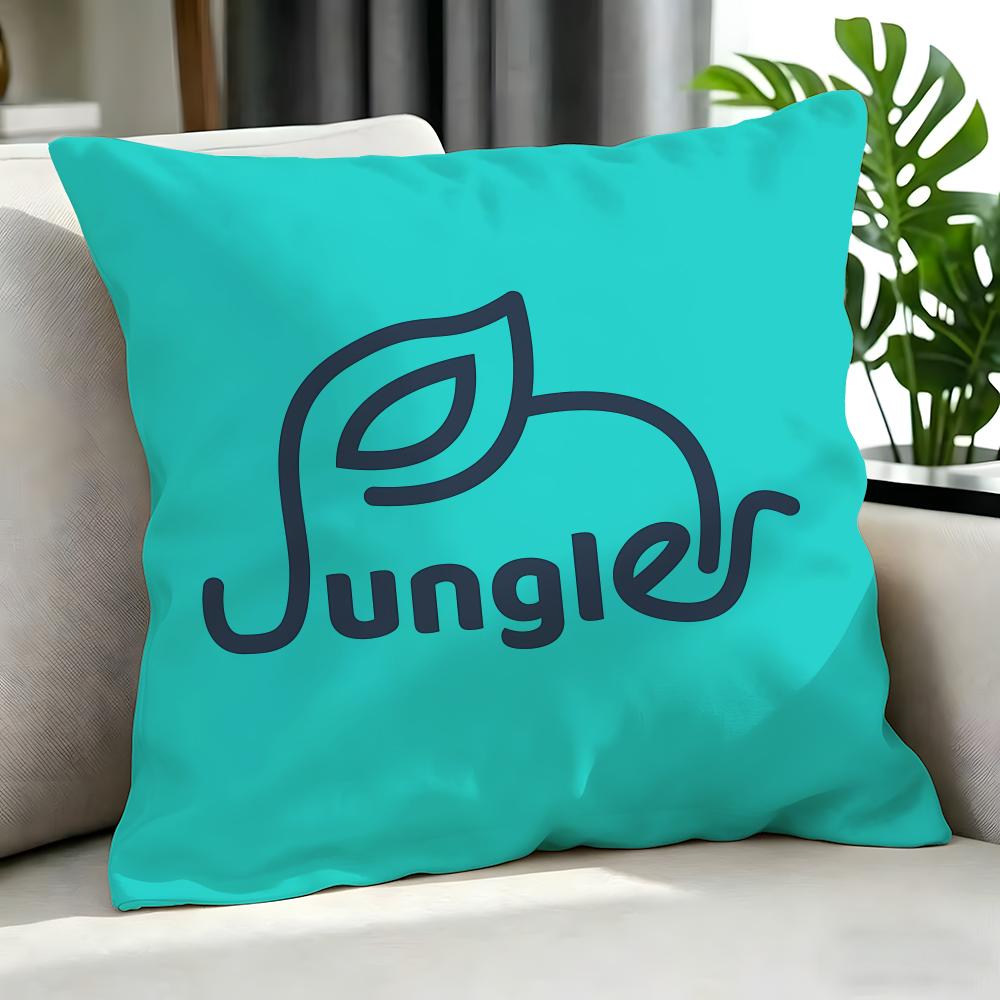 Indie Jungle Cushion Cover Cushion Cover Set 4Pcs 50X50 45X45 40X40 Pillowcase Decorative Sofa Home Decor