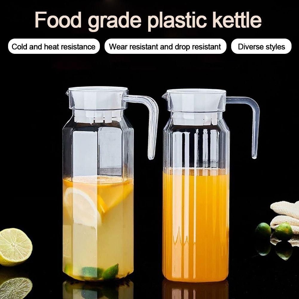 Transparent Water Bottle Heat-resistant Juice Cold Water Bottle New Coffee Milk Pot
