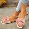 Fashion Designer Women's Elegant Slippers Flats Sandals Woman Soft and comfortable Shoes Summer Fad Slides 2025 New Walking Soft