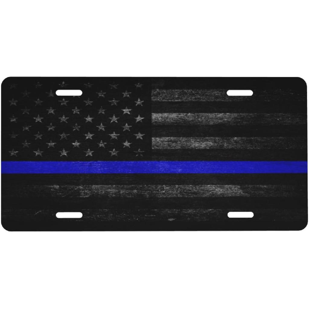 Wildflower Flower Art Front License Plate for Women Car Vanity Plates Decorative Aluminum Metal Cute Novelty License Plate Cover for Men 6x12 Inch (4